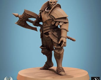 Paladin Knight v12 Miniaturas DnD compatibles con miniaturas de fantasía de 28 mm y 32 mm / 46029