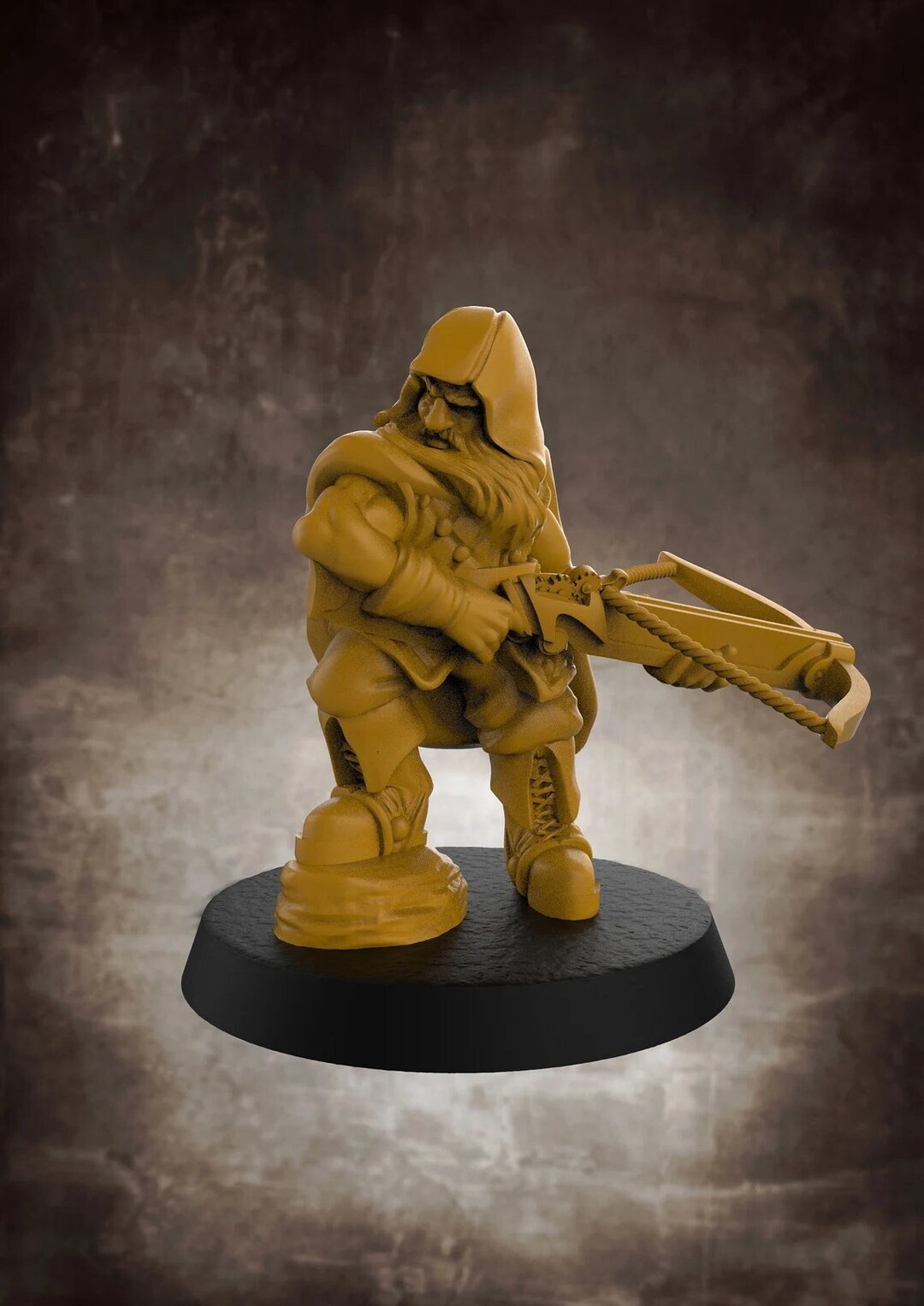 Miniature Nain Archer Résine 4K Pour D&D Pathfinder - Arbiter, Peinture Haute Qualité