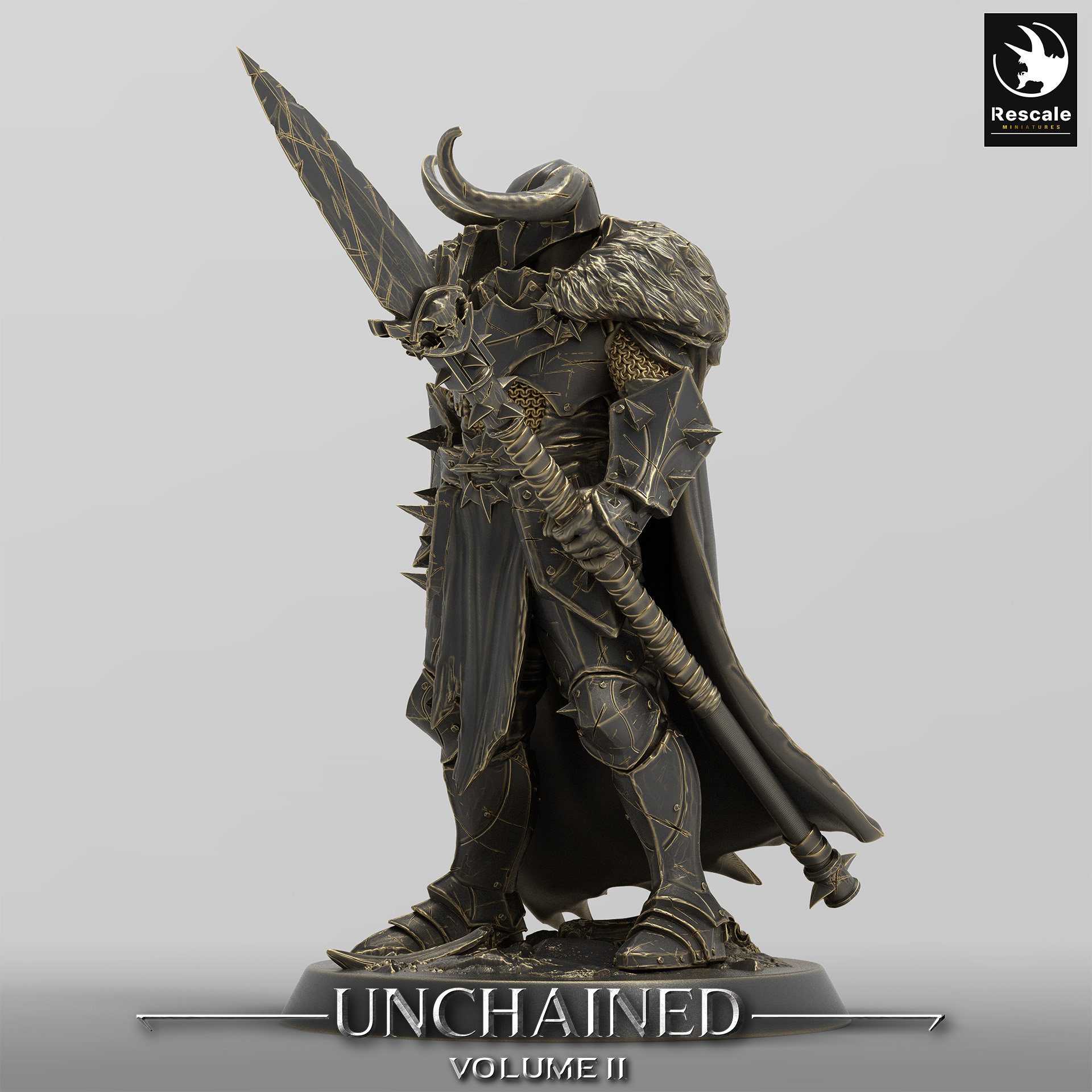 Paladin Knight Dnd Miniatures Compatible With 28mm 32mm TTRPG Fantasy ...