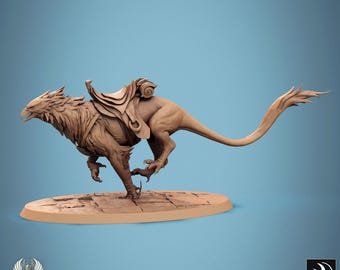 Griffin Griffon Gryphon v6 DnD Miniatures compatible with 28mm 32mm fantasy minis | 46059_B