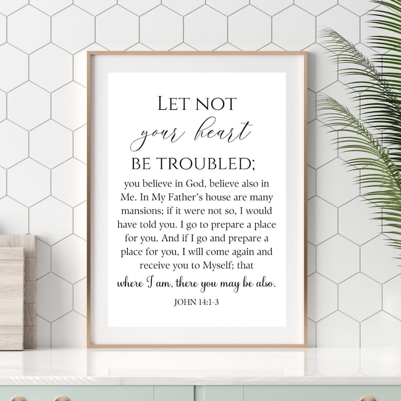 John 14: 1 8 Etsy