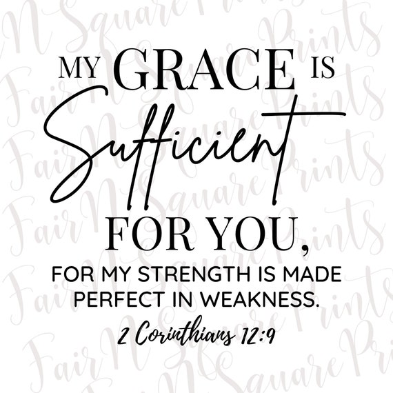 My grace is sufficient for you {Brass Pen} My grace is sufficient for you {Brass Pen}