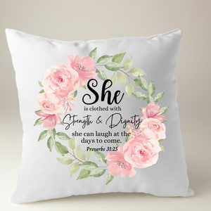 She is Clothed With Strength and Dignity PNG File for Sublimation/prov