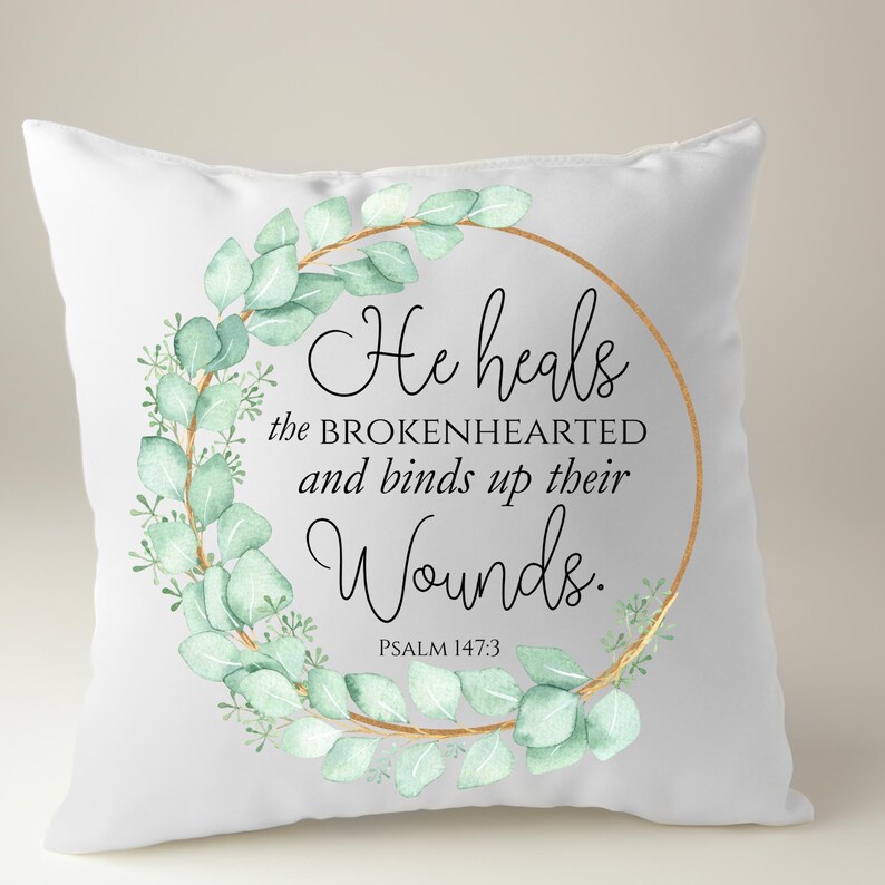 Psalm 147:3 He Heals the Brokenhearted Eucalyptus Png File for ...