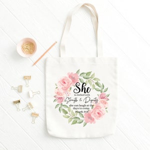 She is Clothed With Strength and Dignity PNG File for Sublimation/prov