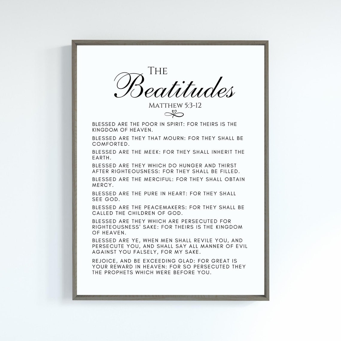 The Beatitudes KJV Printable matthew 5 3 12 Print blessed Etsy the-beatitudes-kjv-printable-matthew-5-3-12-print-blessed-etsy