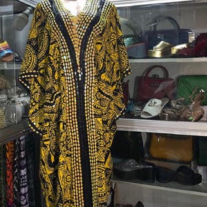 Boubou de lentejuelas Ankara, Boubou único para mujeres, Boubou para damas, Boubou de momia rica, Boubou con clase. Vestido máximo de iglesia.
