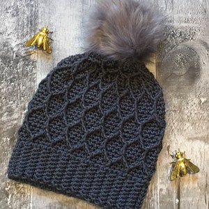 The Bee in Your Bonnet Crochet Toque Pattern image 3
