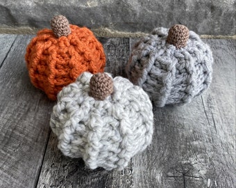 Patron de crochet de grosses citrouilles rustiques