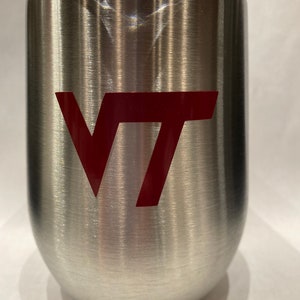 Virginia Tech Wine Tumbler