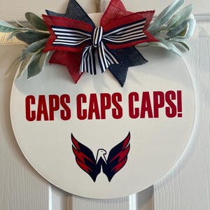 Washington Capitals Door Sign