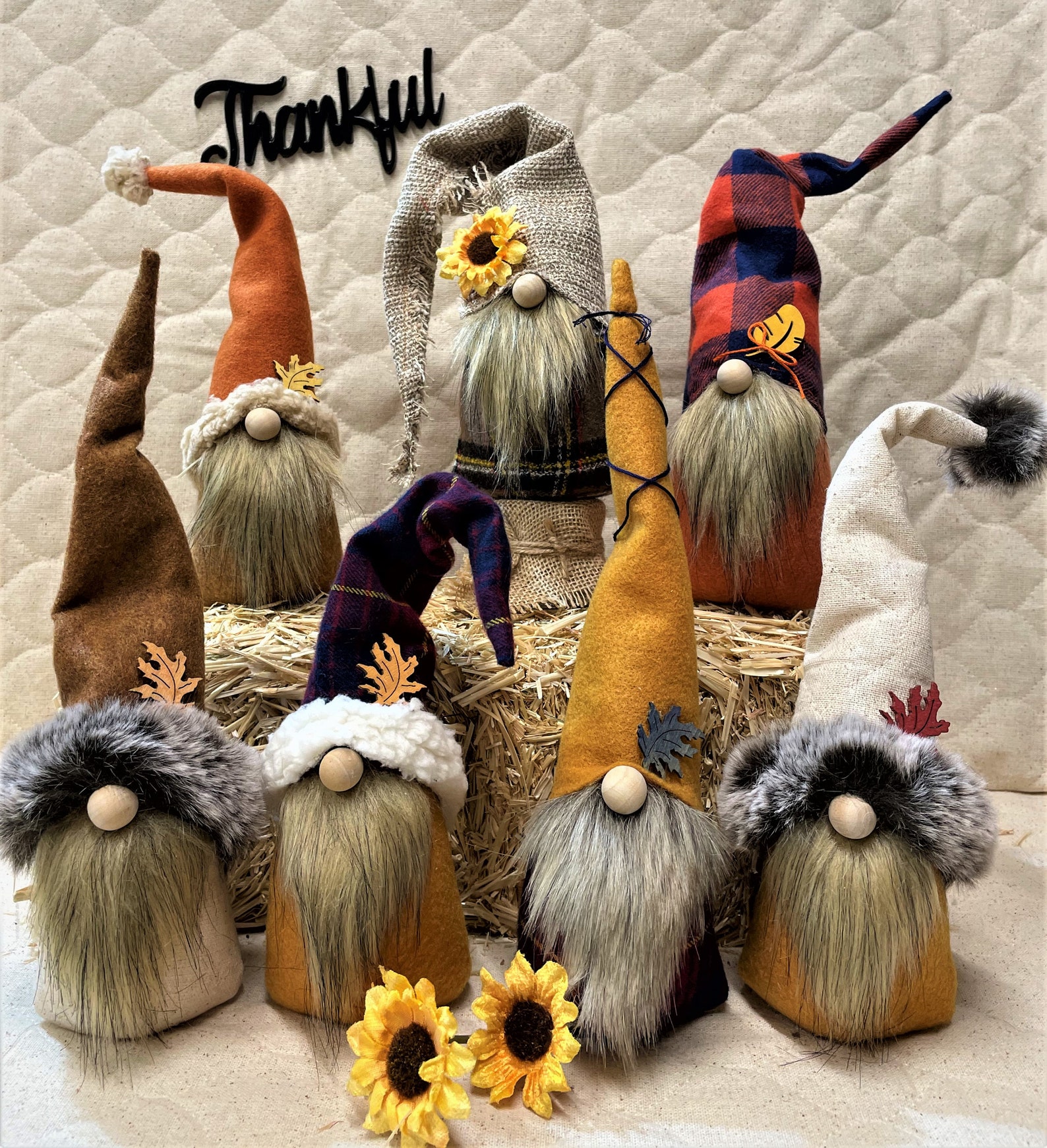 Fall Gnomes Autumn GnomesHarvest Tomte Housewarming Gift Etsy
