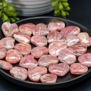 Rhodochrosite Carving - Heart