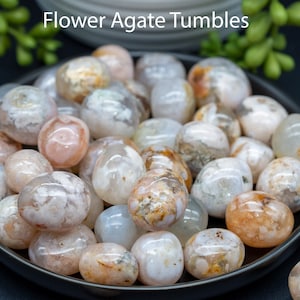 Flower Agate Tumble