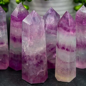 Fluorite Tower - Pink 3.5&quot;