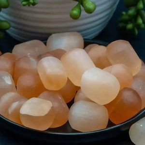 Peach Selenite Tumble