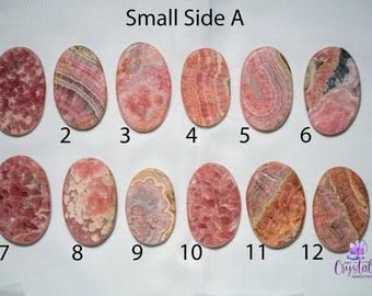 Rhodochrosite Palm Stone