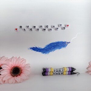Nonbinary Pronoun Kandi Earrings
