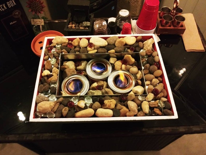 Tabletop Fire Pit/citronella Burner Etsy