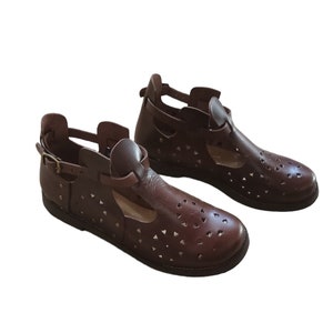 Handgemachte Lederfrühling Minimalistische Stiefeletten