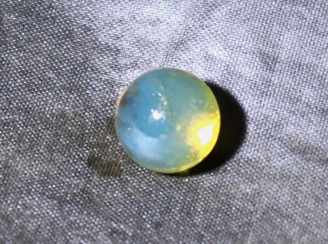Real Natural Blue Amber Sphere Round Bead 10.5mm Etsy Australia