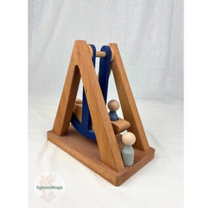 Wooden Gondol Toys, Peg Dolls, Montessori Sensory Toddler Toys, Waldorf Toys.