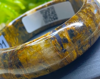 Pietersite bangle bracelet , Pietersite bangle (inner diameter:56.5MM/2.22”)