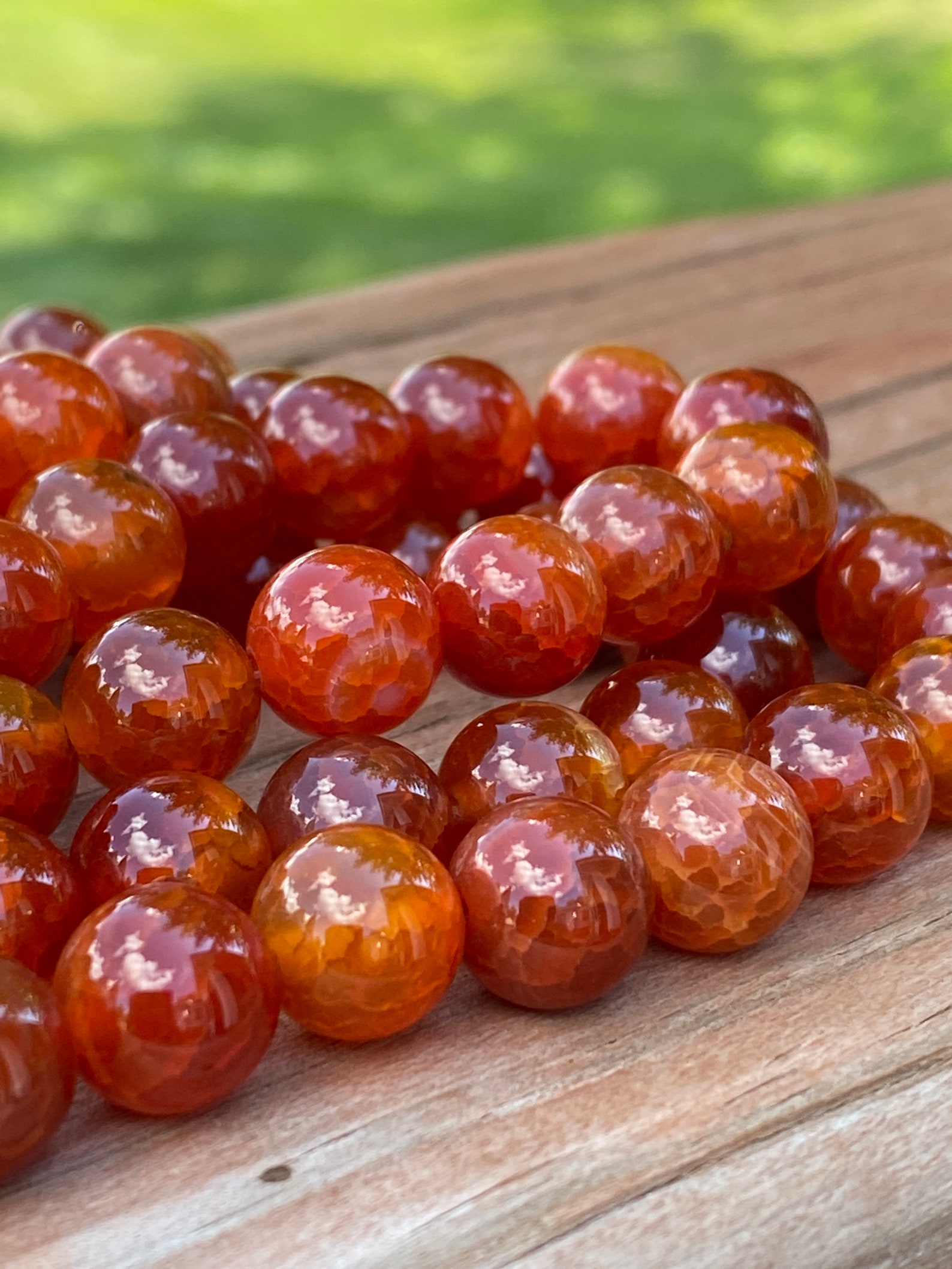 Dragon scale red agate 100 natural gemstone handmade jewelry Etsy