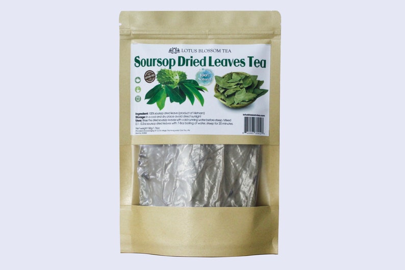 Soursop/graviola dried leaves tea-50gr 1.76oz image 1