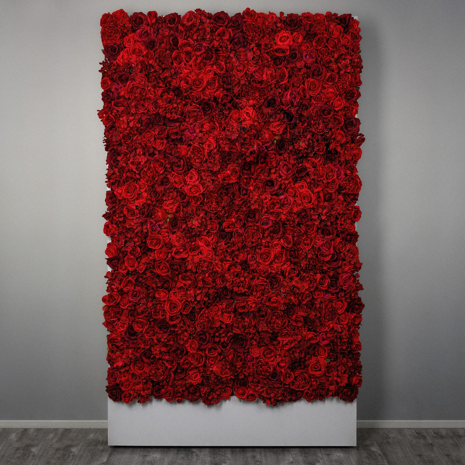 Red Velvet Flower Wall FOR RENTAL Etsy