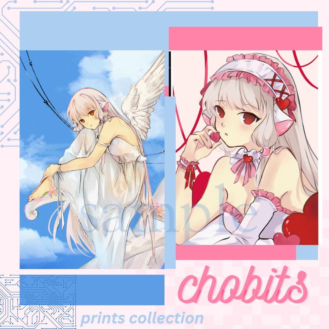 ちょびっツ Chobits Accessories for windows Chobits - Etsy
