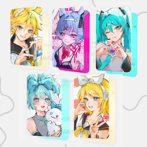 Vocaloid Piapro Zeichen Fotokarten | ft. Hatsune Miku Kagamin Rin Len
