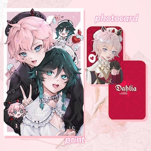Impressions et cartes photo Genshin Impact Dahlia ft. Venti