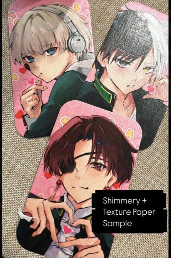 Windbreaker Anime Shimmer Photocards | Hayato Suo, Haruka Sakura