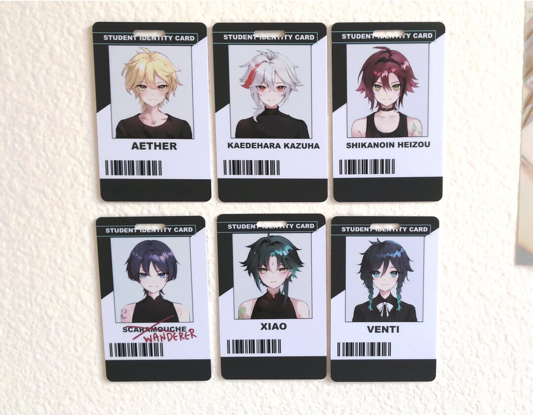 Genshin Impact Boys Next Door Series Anemo Edition ID - Etsy