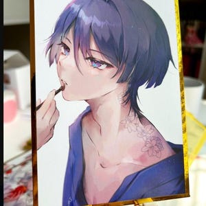Wanderer Gold Bordered Shikishi Board