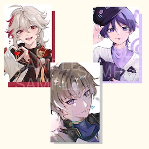 原神 + 嵐が丘 | グリッターフォトカード