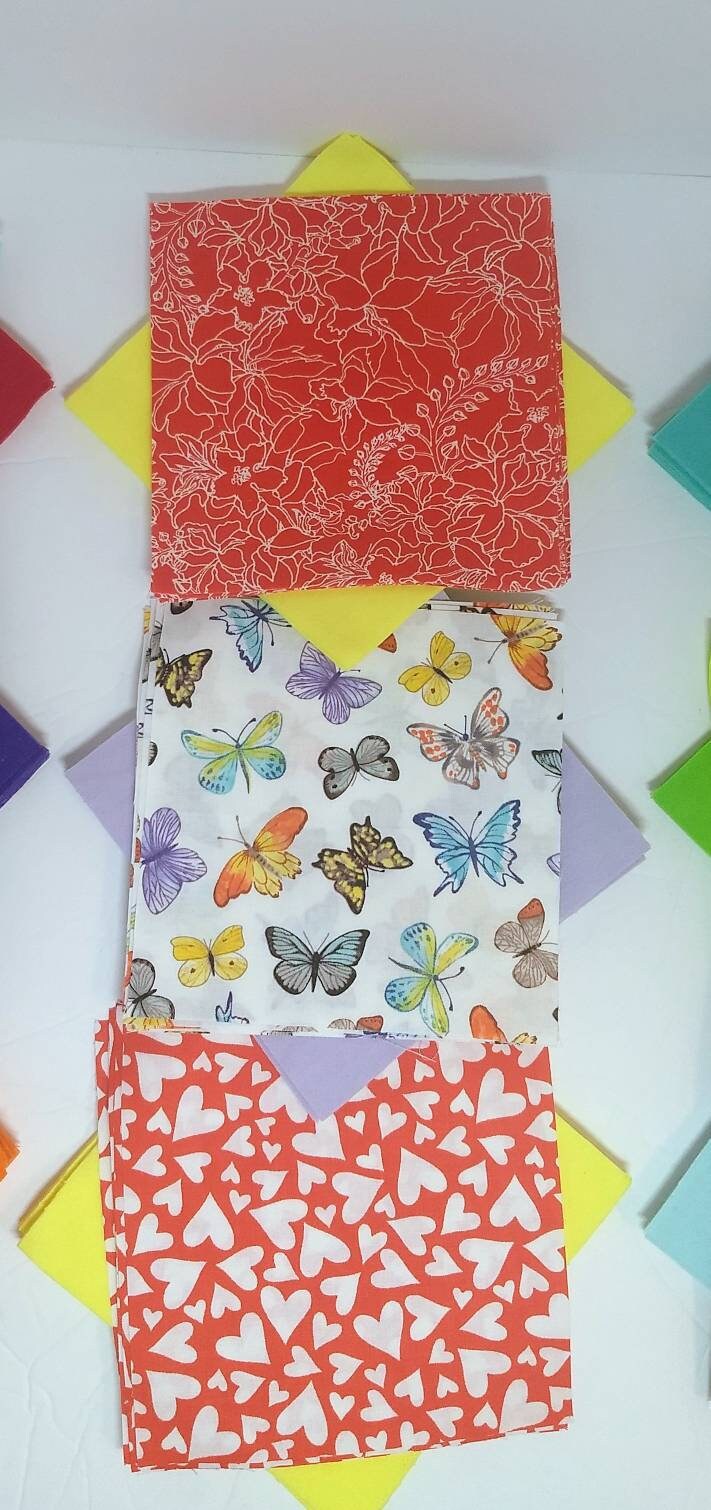 Pre-cut Rag Quilt Kit - Easy Quilt Kit, Rainbow Unicorn Baby Rag Quilt ...