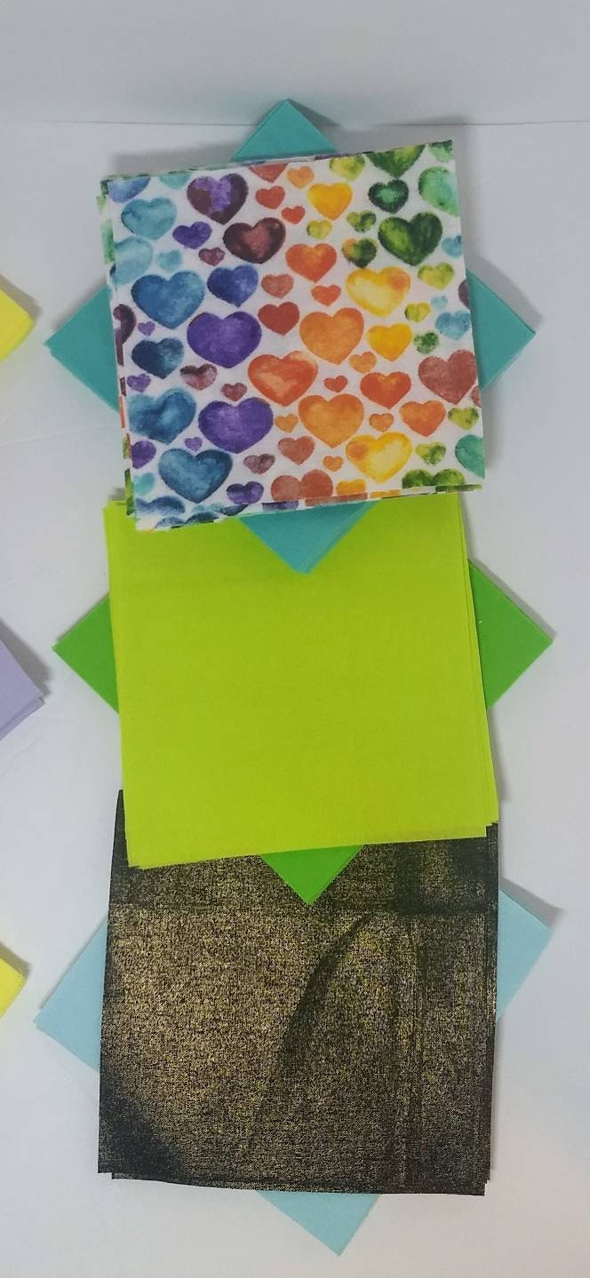 Pre-cut Rag Quilt Kit - Easy Quilt Kit, Rainbow Unicorn Baby Rag Quilt ...