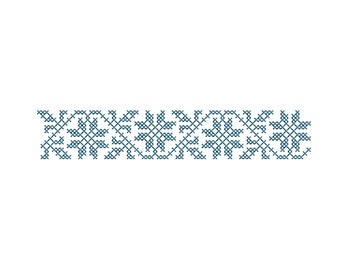 Cross Stitch "Folk Border" Machine Embroidery Design