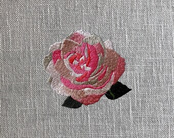 5 Sizes "Rose" Machine Embroidery Design