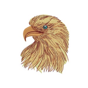 3 Sizes &quot;Eagle&quot; Machine Embroidery Design