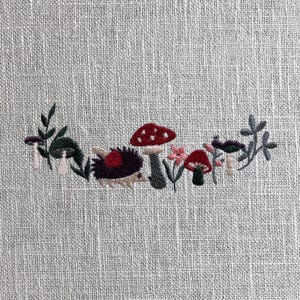6 Sizes &quot;Forest&quot; Machine Embroidery Design