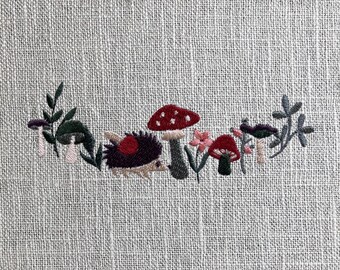 6 Sizes "Forest" Machine Embroidery Design