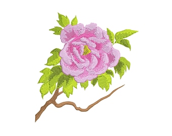 4 Sizes "Flower" Machine Embroidery Design
