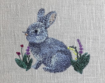 Applicazione Termoadesiva Coniglietto Appeso Avorio | Panini Tessuti - Foto 5