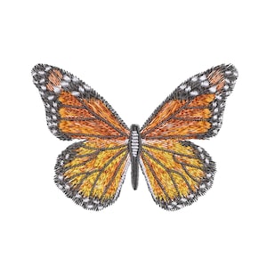 5 Sizes &quot;Butterfly&quot; Machine Embroidery Design