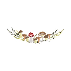 5 Sizes &quot;Forest Border&quot; Machine Embroidery Design