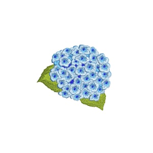 3 Größen Maschinen Stickdatei &quot;Hortensie&quot;