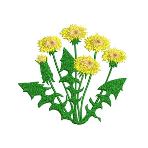 10 Sizes &quot;Dandelions&quot; Machine Embroidery Design